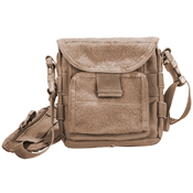 Shoulder Map Tan Bag