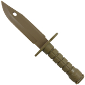 Tan Plastic Bayonet for M16 with Sheath