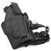 Explore the Tornado Leg Holster in black at ReplicaAirguns.ca. Adjustable design with Velcro straps for a secure fit. Ideal for various pistols.