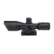2.5-10x40 Dual Illuminated Mil-Dot Rifle Scope w/ Laser
