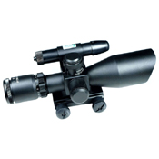2.5-10x40 Dual Illuminated Mil-Dot Rifle Scope w/ Laser