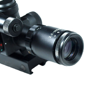2.5-10x40 Dual Illuminated Mil-Dot Rifle Scope w/ Laser