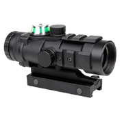 3x32 Fiber Optic Green Illuminated Prism Scope
