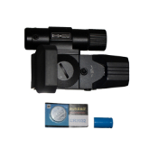 Enhance your aiming precision with the Red Dot Sight featuring a Green Laser. 22mm objective, 5 levels of illumination. Available at ReplicaAirguns.ca.