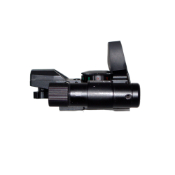 Enhance your aiming precision with the Red Dot Sight featuring a Green Laser. 22mm objective, 5 levels of illumination. Available at ReplicaAirguns.ca.