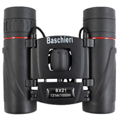Folding 8x21 Black Binoculars