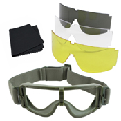 Gear Stock Multi-Lens Airsoft Goggles