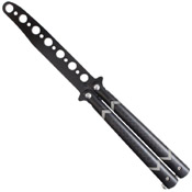 Safely practice butterfly flip tricks with our Gear Stock Butterfly Knife Trainer. Full-metal construction for realistic weight and feel. Blunted edge for injury-free training.