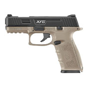 Upgrade your arsenal with the ICS BLE-XFG All-Purpose Gas Blowback Pistol. High-quality polymer frame, ambidextrous design, and realistic blowback action. Perfect for any Airsoft environment. Buy now! 