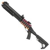 Explore the Jag Arms SPX2 Scattergun, a high-quality green gas pump-action airsoft shotgun with realistic features. Buy now at ReplicaAirguns.ca.