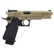 Gas Blow Back Pistol JAG Arms GM4 Black Slide with Tan Frame