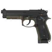 KJ Works M9A1 Green Gas Blowback Airsoft Gun
