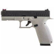 Explore the KJ Works KP-13 CO2 Blowback Airsoft Pistol. Metal and polymer construction, 24-round magazine, and claimed 366+ FPS. Buy CO2, Green Gas, and magazines at ReplicaAirguns.ca.