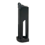 Get the KJW M1911 CO2 Magazine for reliable feeding and a realistic feel. Holds 25 BBs, metal alloy construction. Compatible with KJW and other 1911 series gas blowback pistols. Available at ReplicaAirguns.ca.