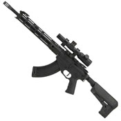 Krytac 47 SPR Full Metal Trident Airsoft AEG Rifle (Color: Black)