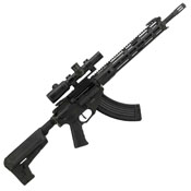 Krytac 47 SPR Full Metal Trident Airsoft AEG Rifle (Color: Black)