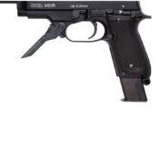 Enhance your KWA M9/M93R GBB pistol with this magazine featuring a metal alloy body, high tension spring, and 32/50 round capacity. Green Gas compatible. Buy now at ReplicaAirguns.ca.