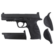 Step into the world of precision with the KWC M&P 40 Extended Barrel CO2 Airsoft Pistol. This realistic replica features an extended ported metal slide, adjustable white dot sights, and a powerful blowback system.