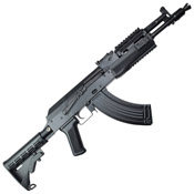 Explore realism with the LCT Airsoft TK104 Electric Rifle. Full metal, retractable stock, 4-sided railed handguard. Realistic takedown, adjustable hop-up, 130-round mag. Batteries not included. Buy now!