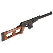 LCT Airsoft VSS Vintorez Electric Rifle: Real Wood, Steel Construction, 400 FPS. Authentic firing modes, adjustable hop-up. Powered by 11.1V lithium battery (not included). Discover realism at ReplicaAirguns.ca.