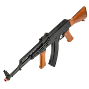 Immerse yourself in realism with the LCT LCKM-63 AKM Airsoft Rifle. Featuring full steel construction, adjustable sights, and high-grade wood furniture, this rifle delivers a powerful and authentic experience at 400-420 FPS.