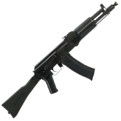 Explore realism with the LCT AK104 Airsoft AEG Rifle. Stamped steel receiver, folding stock, adjustable hop-up. Upgradeable gearbox. Available at ReplicaAirguns.ca.