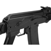 Explore realism with the LCT AK104 Airsoft AEG Rifle. Stamped steel receiver, folding stock, adjustable hop-up. Upgradeable gearbox. Available at ReplicaAirguns.ca.