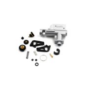 Modify M16/M4 AEG Hop-up Chamber - Gear-driven adjustment for precision. Interchangeable hop-up arms for versatility. Upgrade your airsoft rifle's performance.