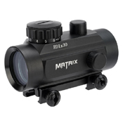 Upgrade your aiming capabilities with the Red/Green Dot Sight. This 1X magnification sight features a 30mm objective, quick-release weaver mount, and dual illumination for day and night operations.