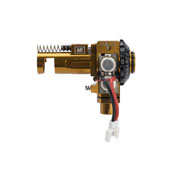 Enhance accuracy with CNC Aluminum Hopup Chamber ME Pro for Tokyo Marui M4 AEG. Fine hopup adjustments, designed for R-hop, and compatible with various buckings