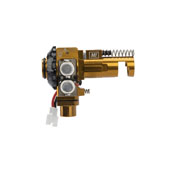 Enhance accuracy with CNC Aluminum Hopup Chamber ME Pro for Tokyo Marui M4 AEG. Fine hopup adjustments, designed for R-hop, and compatible with various buckings