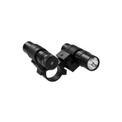 Ncstar Double Rail Scope Adapter And Flashlight With Green Laser Set