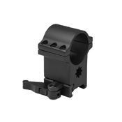 Enhance your optics setup with Ncstar's 30mm Heavy Duty Weaver Rings in black. These rings, including 1" inserts and 1.5" optic height, offer easy installation on Weaver and Picatinny type rails for a reliable and sturdy platform.