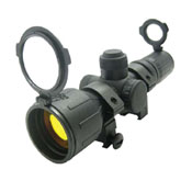 Ncstar Compact Red/Green Illuminated 3X9x42 Rubber Coated Scope
