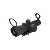 Ncstar SRT Series 3-9X42 Rubber Compact With Red Laser P4 Sniper Rifle Scope