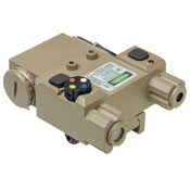 NcStar Green Laser with 4 Color Navigation LED Lights Combo