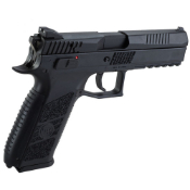 Explore the KJ Works CZ P-09 GBB Airsoft Pistol at ReplicaAirguns.ca. Durable metal & polymer construction, 25-round capacity, and realistic 376 FPS. Buy CO2, Green Gas, and magazines.
