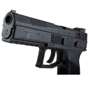 Explore the KJ Works CZ P-09 GBB Airsoft Pistol at ReplicaAirguns.ca. Durable metal & polymer construction, 25-round capacity, and realistic 376 FPS. Buy CO2, Green Gas, and magazines.