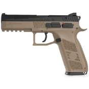 Explore the KJ Works CZ P-09 GBB Airsoft Pistol at ReplicaAirguns.ca. Durable metal & polymer construction, 25-round capacity, and realistic 376 FPS. Buy CO2, Green Gas, and magazines.