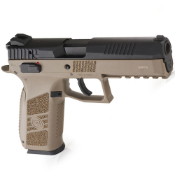 Explore the KJ Works CZ P-09 GBB Airsoft Pistol at ReplicaAirguns.ca. Durable metal & polymer construction, 25-round capacity, and realistic 376 FPS. Buy CO2, Green Gas, and magazines.