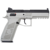 Explore the KJ Works CZ P-09 GBB Airsoft Pistol at ReplicaAirguns.ca. Durable metal & polymer construction, 25-round capacity, and realistic 376 FPS. Buy CO2, Green Gas, and magazines.