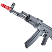 Explore the Cybergun/ICS Licensed Kalashnikov AK AEG at ReplicaAirguns.ca. Durable, realistic, and fully licensed, this airsoft rifle features a V3 gearbox, adjustable hop-up, and more.