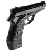 Explore the Swiss Arms 4.5mm BB Pistol at ReplicaAirguns.ca. Durable full metal construction, semi-auto firing, and detachable 20-round magazine. CO2 cartridges not included.