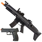 FN Herstal Scar-L AEG Rifle & FNS-9 Spring Airsoft gun