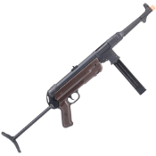 Explore the MP40 CO2 Gas Blowback Airsoft Pistol, a durable and authentic replica of the iconic 1940 German machine pistol. Full metal construction, gas blowback, and adjustable hopup. Buy the magazine and CO2 cartridges at ReplicaAirguns.ca.