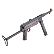 Explore the MP40 CO2 Gas Blowback Airsoft Pistol, a durable and authentic replica of the iconic 1940 German machine pistol. Full metal construction, gas blowback, and adjustable hopup. Buy the magazine and CO2 cartridges at ReplicaAirguns.ca.