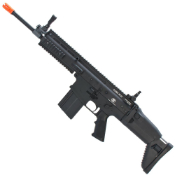 Explore the fully licensed FN SCAR-H Airsoft AEG Rifle at ReplicaAirguns.ca. Aluminum upper receiver, nylon lower, ambidextrous controls. Buy now for an authentic airsoft experience!