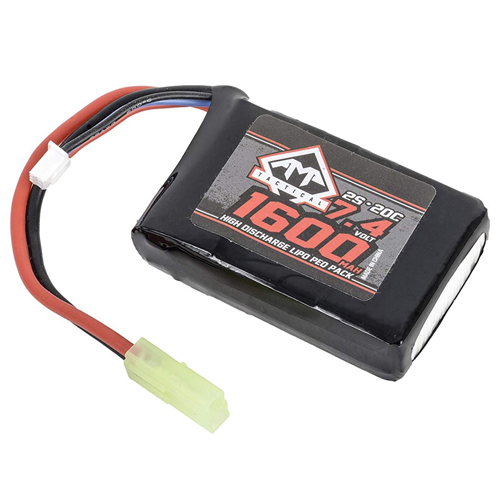 7.4V 1600mAh 20C LIPO AEG PEQ Battery