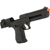 Unlock raw power with the Desert Eagle Gas Blowback Airsoft Pistol by Cybergun. Realistic blowback, full metal frame, and iconic design. Get it now for intense airsoft action at ReplicaAirguns.ca.