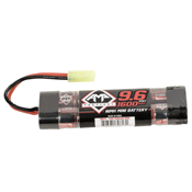 9.6V 1600mAh Flat NiMH Airsoft Battery Pack